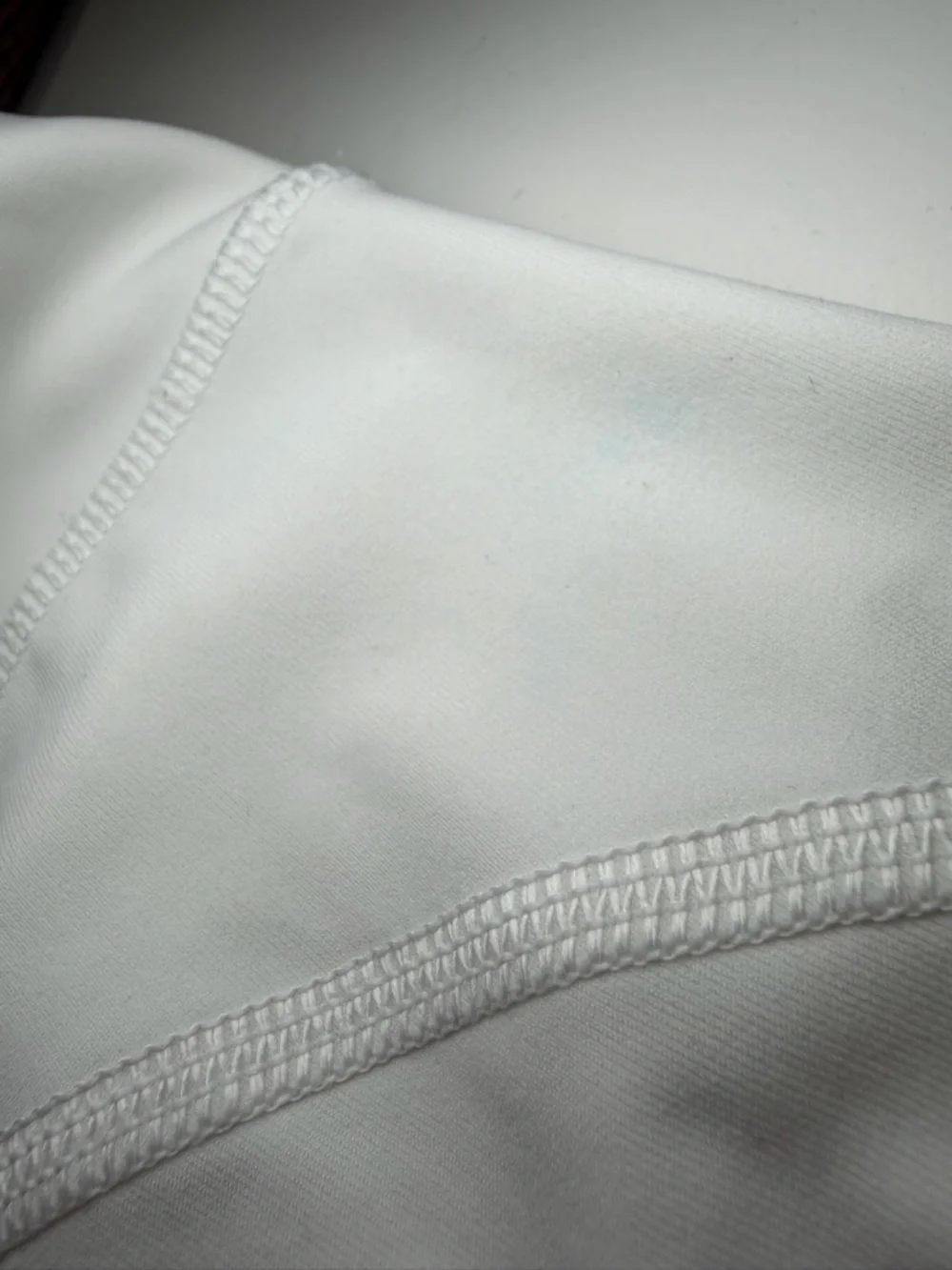 Lululemon Anew Crop Pants Leggings White Laser Cut Ventilation Workout Gym Sz 4